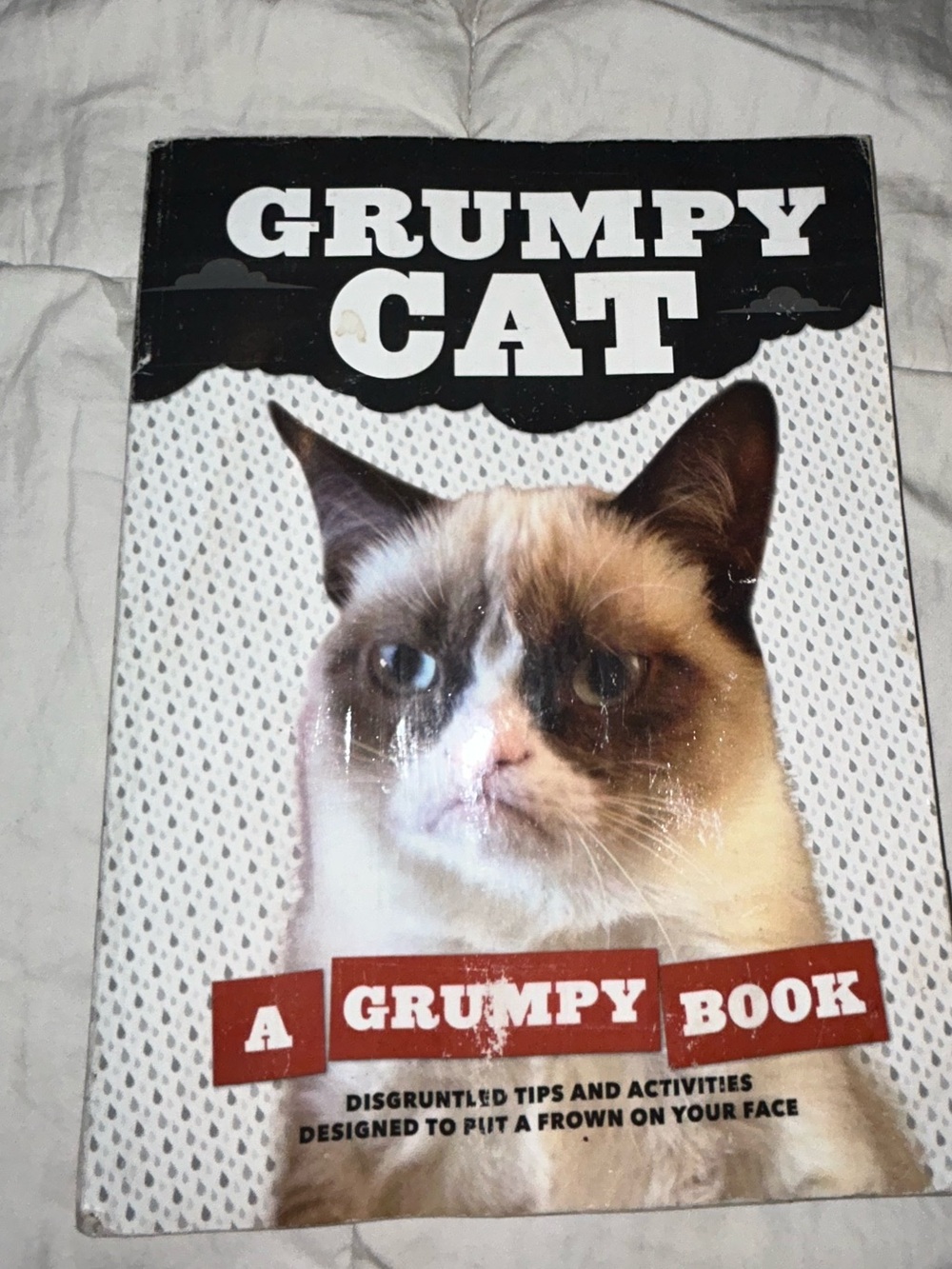 Grumpy Cat: A Grumpy Book, Paperback, 2015, First Printing, *Damaged*